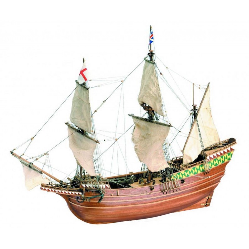 Wooden model of galleon Mayflower made by Artesania Latina 22451
