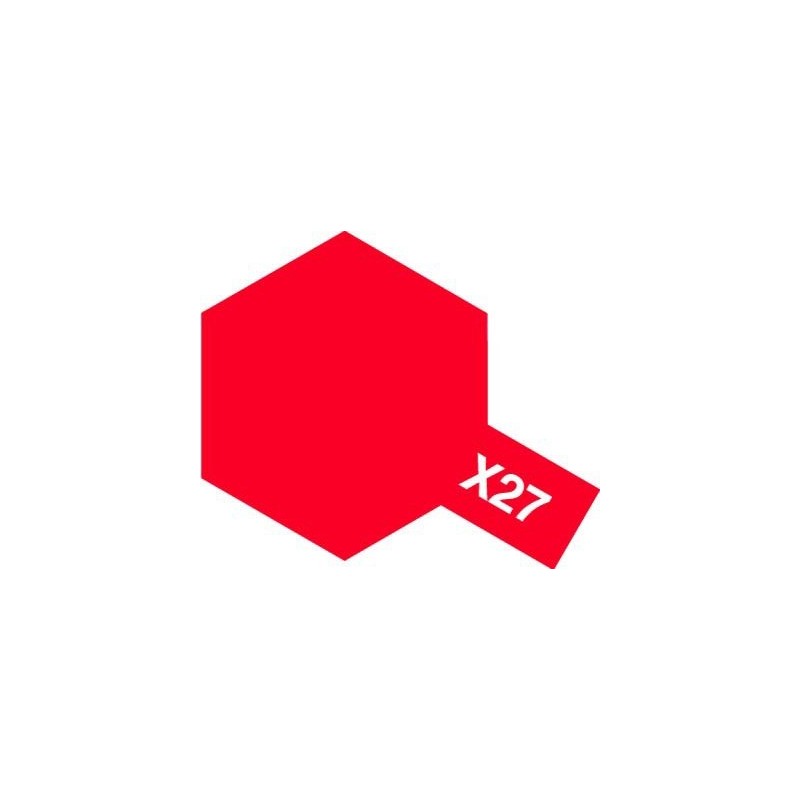 Tamiya X-27 Clear Red 10ml - 80027