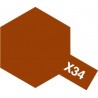 Tamiya X-34 Metallic Brown 10ml - 80034