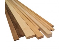 Walnut Stripes 2x6mm 5pcs - Amati 2460/09