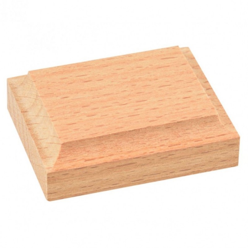 Podstawka z litego drewna 5x4x1,5cm - Amati 8041