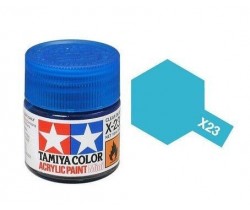 Tamiya X-23 Clear Blue 10ml - 81523