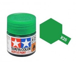 Tamiya X-25 Clear Green 10ml - 81525