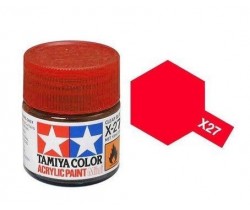 Tamiya X-27 Clear Red 10ml - 81527