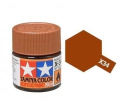 Tamiya X-34 Metallic Brown 10ml - 81534