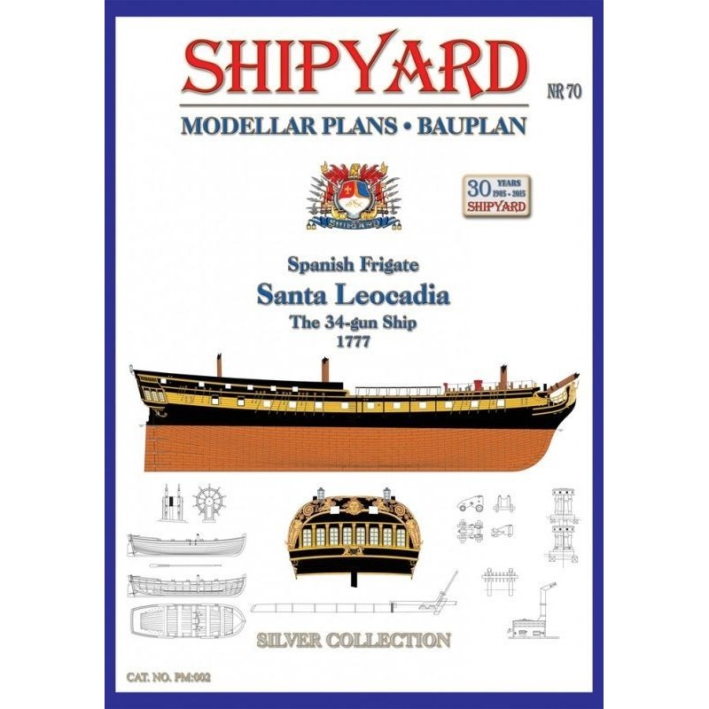 Plany Santa Leocadia 1777 - Shipyard PM002