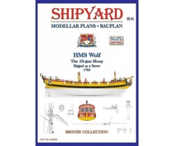 Plany HMS Wolf 1752 - Shipyard PM004