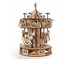 Drewniany model mechaniczny Karuzela firmy Ugears 70129