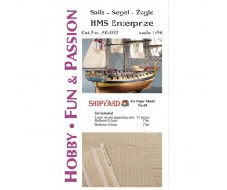 Żagle HMS Enterprize - Shipyard AS003