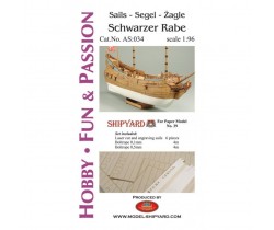 Żagle Fluita Schwarzer Rabe - Shipyard AS034