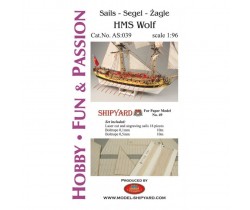 Żagle HMS Wolf - Shipyard AS039