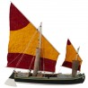 Drewniany model łodzi Bragozzo firmy Amati 1570