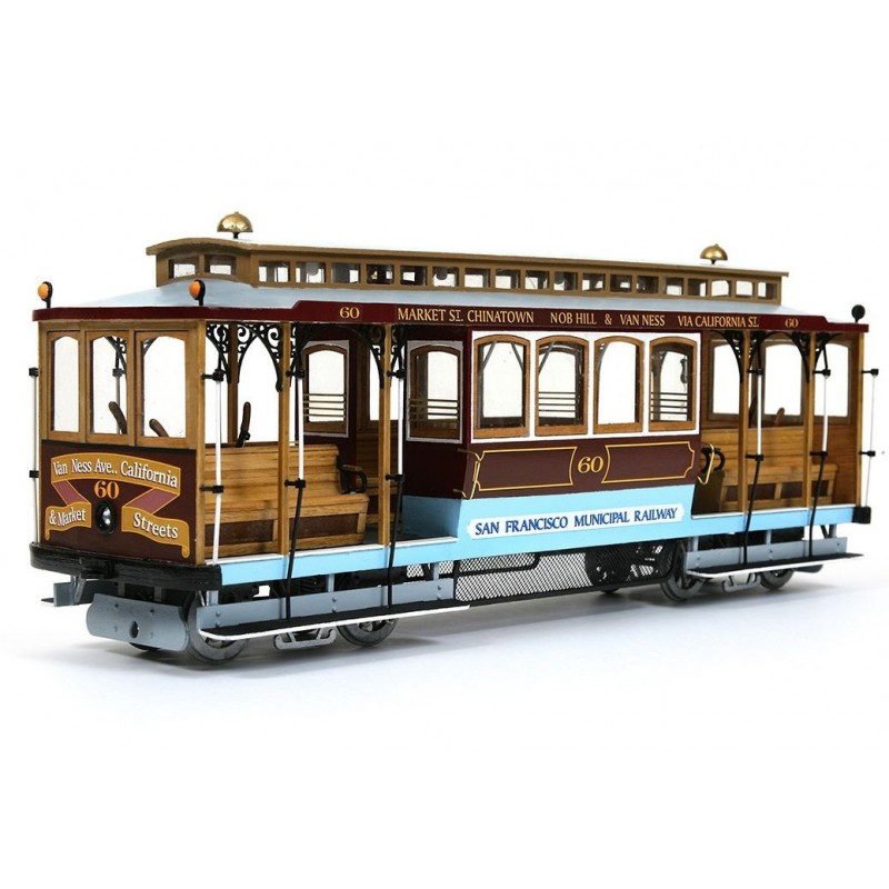 Drewniany model tramwaju z San Francisco firmy OcCre 53007