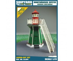 Model kartonowy latarni Bunthäuser Spitze - Shipyard ZL014