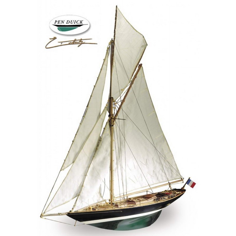 Drewniany model jachtu Pen Duick firmy Artesania Latina 22418